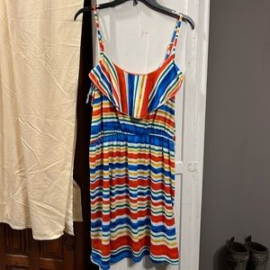 NWOT Bobbie Brooks multi color swimsuit cover up size 3X